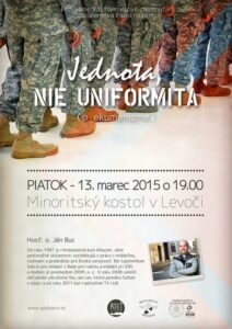 13.3.2015 – Ján Buc – Jednota, nie uniformita (o ekumenizme)